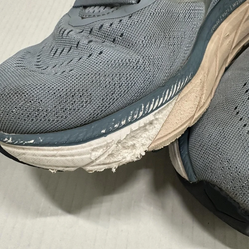 Hoka One‎ One Arahi 5 Running Shoes Womens Size 9.5 Blue Mesh Stability Sneakers